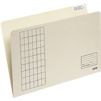 LEITZ Einfach-Einstellmappe, vertikal, Gitterdruck, chamois
