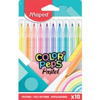 Maped Fasermaler COLOR, PEPS Pastel, 10er Kartonetui