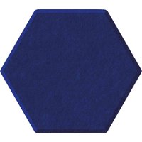 magnetoplan Akustik-Wandpaneele ecoAware, Hexagon, blau – Bild 2