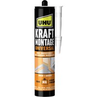 UHU KRAFT Montagekleber UNIVERSAL, weiß, 470 g Kartusche – Bild 2