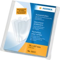 HERMA Ausweishülle, PP, 1-fach, 0,14 mm, Format: 76 x 107 mm