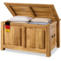Deuba Holztruhe Akazienholz 85x44x48cm
