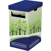 Fellowes BANKERS BOX Recycling-Behälter, groß, grün/blau