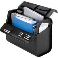 Alassio Pilotenkoffer, MONDO, Lederimitat, schwarz