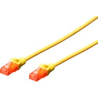 DIGITUS Patchkabel, Kat.6, U/UTP, 2,0 m, schwarz