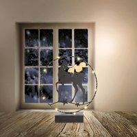 LED-Metallring mit Timerfunktion, ca. 21x6x24 cm – Bild 2