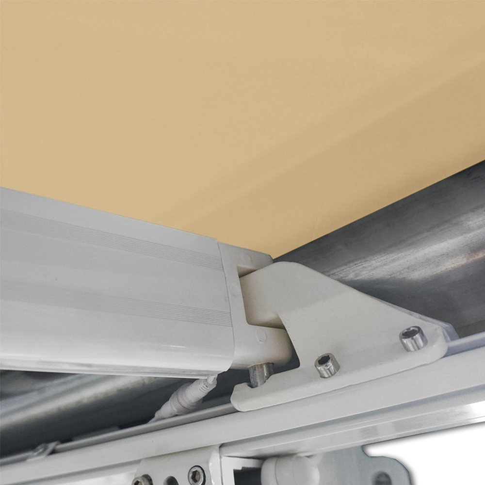 LED Vollkassettenmarkise elektrisch ELOS - 585 x 300 cm Sandfarbe – Bild 6