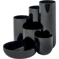 HAN Multiköcher CAMPUS, 6 Fächer, Polystyrol, schwarz