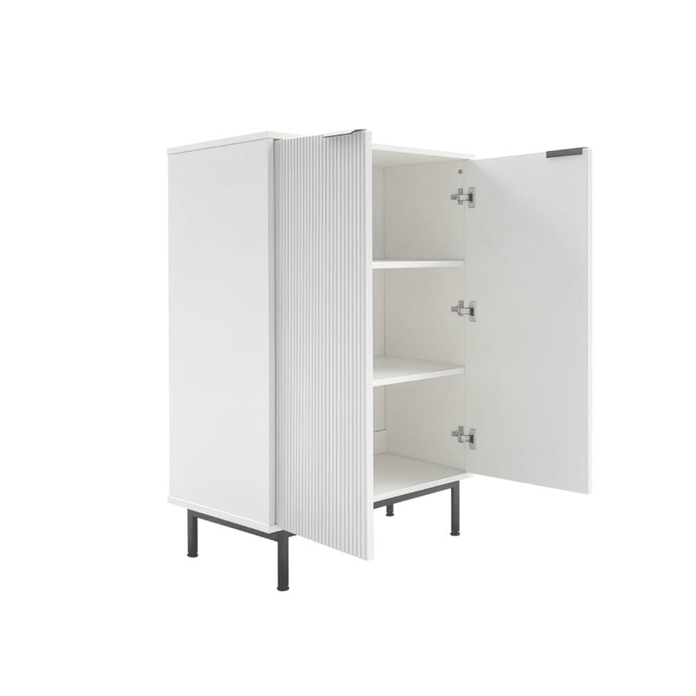 Sideboard NYLA Weiß - 115 x 90 cm – Bild 5
