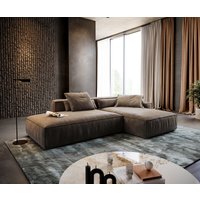 DELIFE Freestyle Cozy Ecksofa Taupe – Bild 2