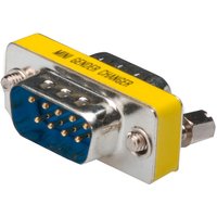 DIGITUS mini Gender Changer, 9 Pol Sub-D, Stecker - Stecker – Bild 2