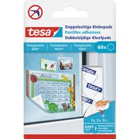 tesa Klebepads, transparent, beidseitig klebend, sechseckig – Bild 2