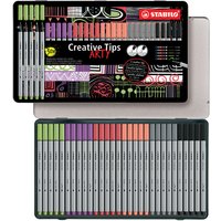 STABILO Creative Tips ARTY PASTELL, 30er Metalletui