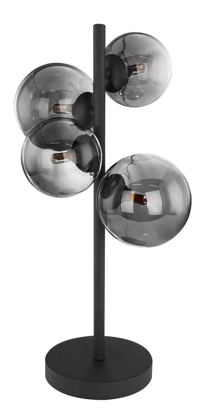 GLOBO LED Retrofit Tischlampe Riha 30x18m 54cm schwarz /grau – Bild 4