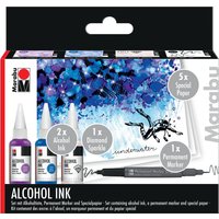 Marabu permanente Tinte Alcohol Ink-Set UNDERWATER