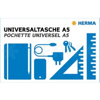 HERMA Reißverschlusstasche, Mesh Bags, 230 x 110 mm, rot