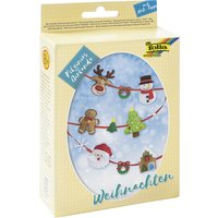 folia Mini Filz-Nähset, Filzinies, Girlande Weihnachten
