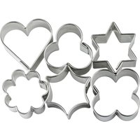FIMO Ausstechformen für Modelliermasse, aus Metall, 6 Motive – Bild 2