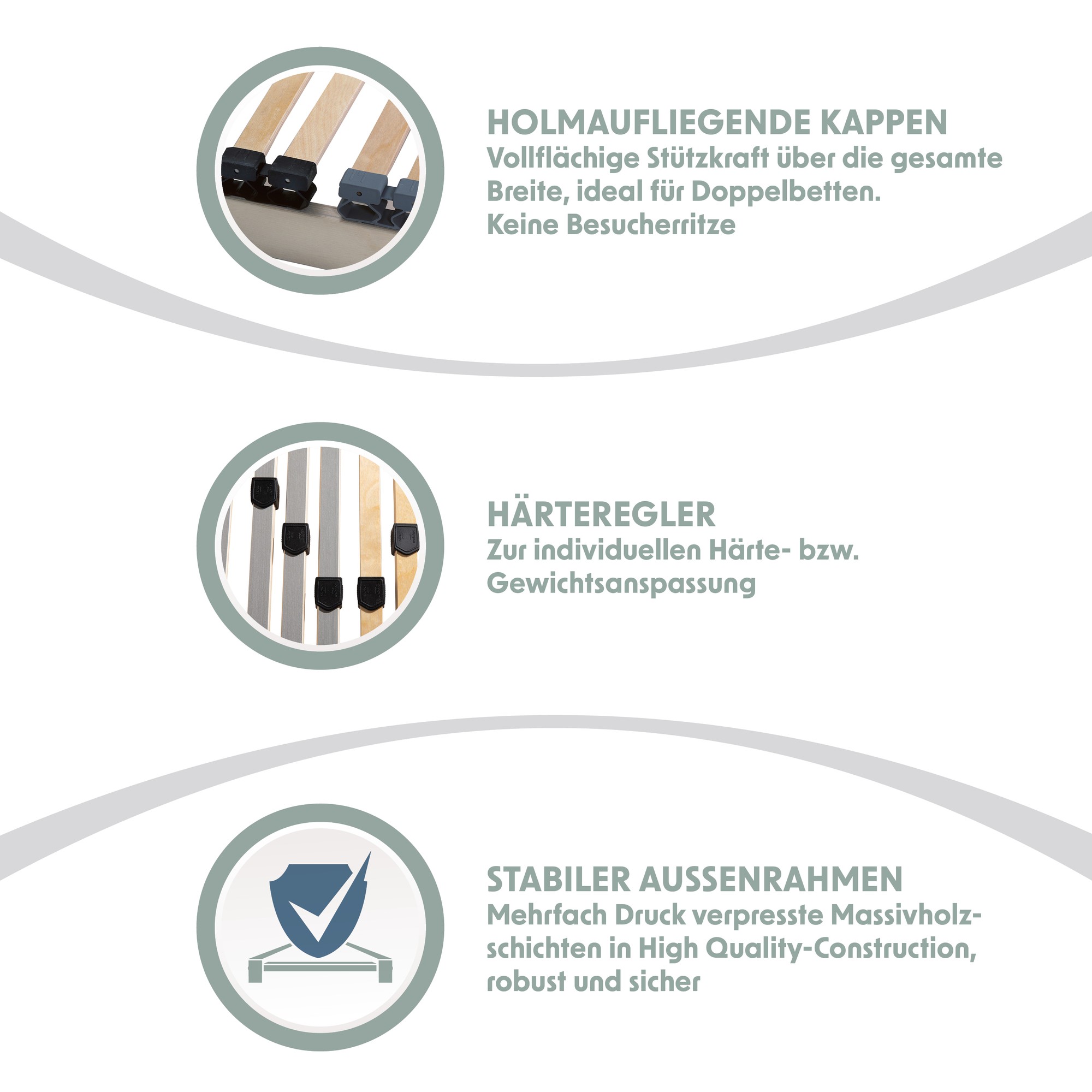 Home Deluxe 4058166274779 Lattenrost 90x200 – Bild 5