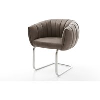 DELIFE Jada-Flex Freischwinger Taupe – Bild 2