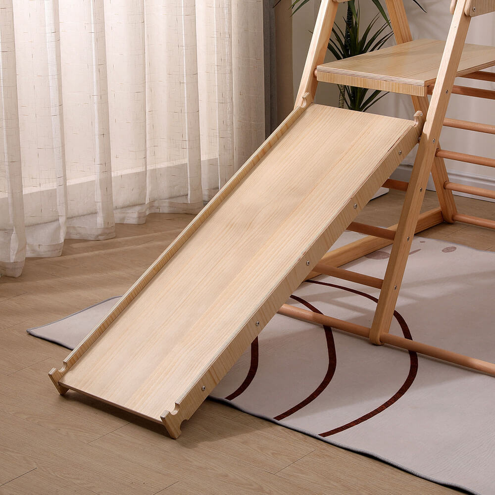 Klettergerüst Indoor inkl. Rutsche und Schaukel IDA – Bild 4