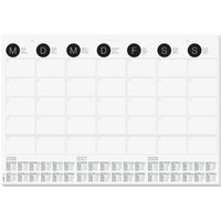 sigel Papier-Schreibunterlage / Wandkalender, schwarz-weiß – Bild 2