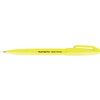 PentelArts Faserschreiber Brush Sign Pen SES15, neongelb