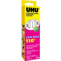 UHU Klebepatrone Low Melt, 200 g, transparent