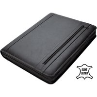 Alassio Orgamappe, CESENA, A4, Leder, schwarz – Bild 2
