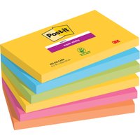 Post-it Haftnotizen super sticky notes, 127x76 mm, Carnival – Bild 2