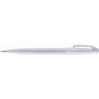 PentelArts Faserschreiber Brush Sign Pen, grau
