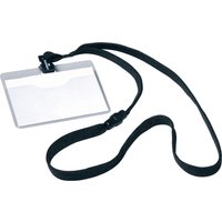 DURABLE Namensschild, mit Textilband, 90 x 60 mm, schwarz – Bild 2
