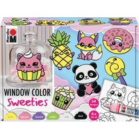 Marabu Window Color fun & fancy, Sweeties, 6 x 25 ml
