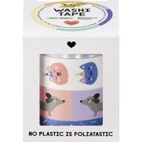 folia Deko-Klebeband Washi-Tape, HOTFOIL PARTY ANIMALS, 4er