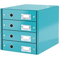 LEITZ Schubladenbox Click & Store WOW, 4 Schübe, eisblau – Bild 2