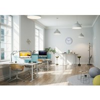 ALBA Wanduhr, HORGIANT, Quarzuhr, metallic grau – Bild 2
