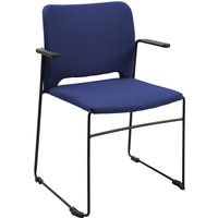 Topstar Besucherstuhl, Visit Lite, Polster, blau – Bild 2