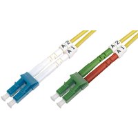 DIGITUS LWL Patchkabel, LC-Duplex (APC) - LC-Duplex (PC), 2m – Bild 2
