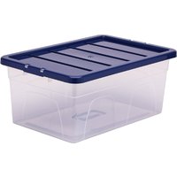 Fellowes Aufbewahrungsbox BANKERS BOX, 38 Liter, transparent – Bild 2
