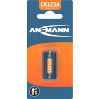 ANSMANN Lithium-Foto-Batterie, CR123A, 3 Volt, 1er-Blister