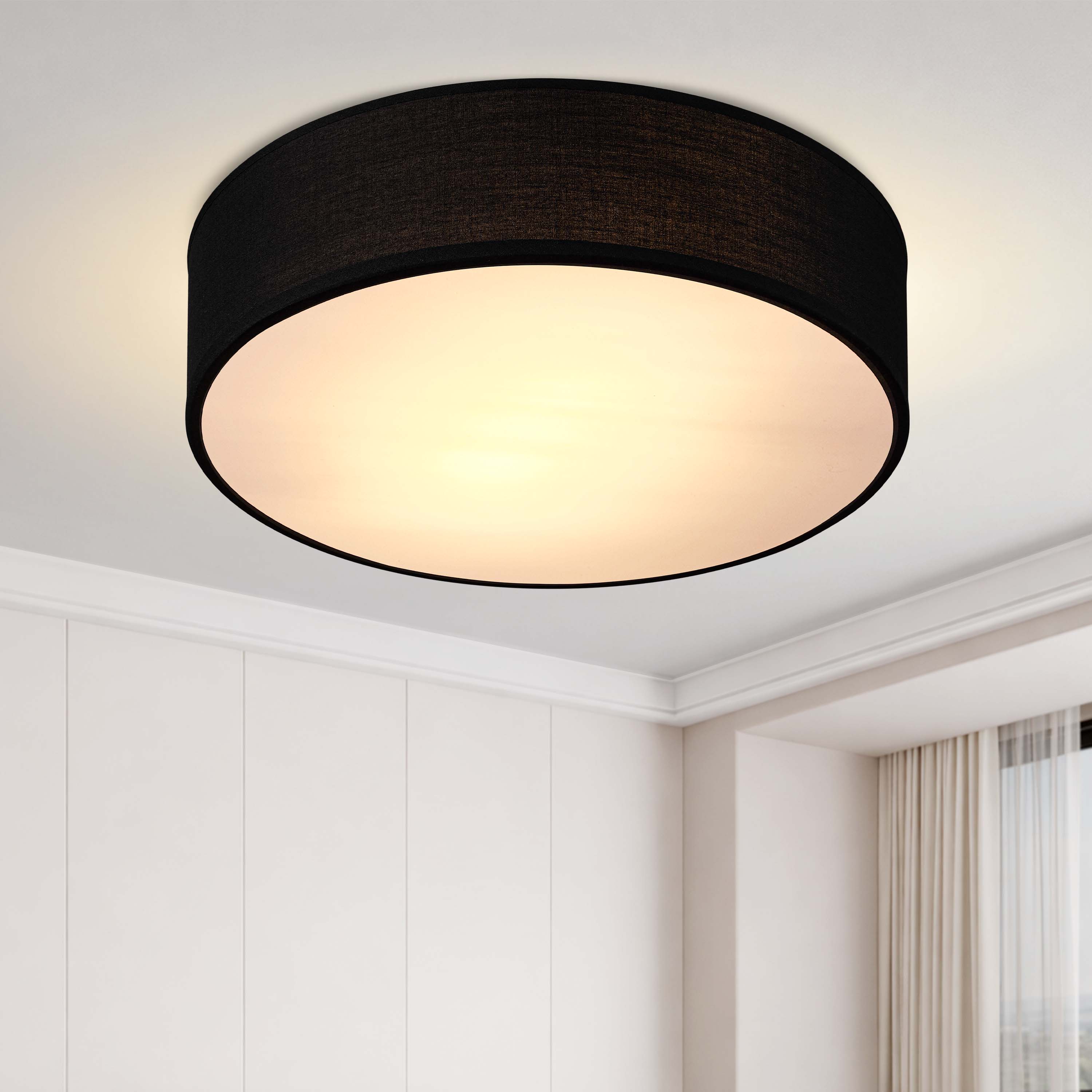 monzana 109130 Deckenlampe Schwarz – Bild 2