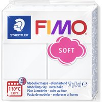 FIMO SOFT Modelliermasse, ofenhärtend, weiß, 57 g