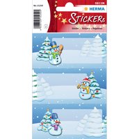 HERMA Weihnachts-Sticker DECOR, Winterlandschaft