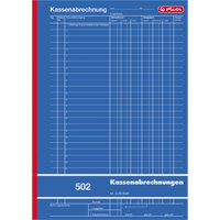 herlitz Formularbuch, Kassenabrechnung 502, DIN A4