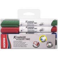 Kores Whiteboard-Marker, K MARKER, 4er Etui – Bild 2