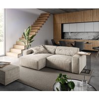 DELIFE Sirpio Ecksofa Cord Beige – Bild 2