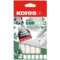 Kores Haftgummi, GUMFIX ECO, vorgestanzte Klebepads, weiß