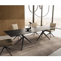 DELIFE Edge Esstisch Keramik rund
