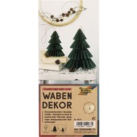 folia Wabendekor CLASSIC XMAS TREES, 2er Set, Größe: S/M – Bild 2