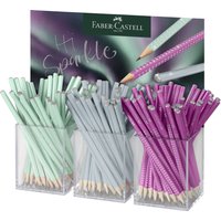 FABER-CASTELL Bleistift GRIP SPARKLE Aurora, 3er Köcher – Bild 2